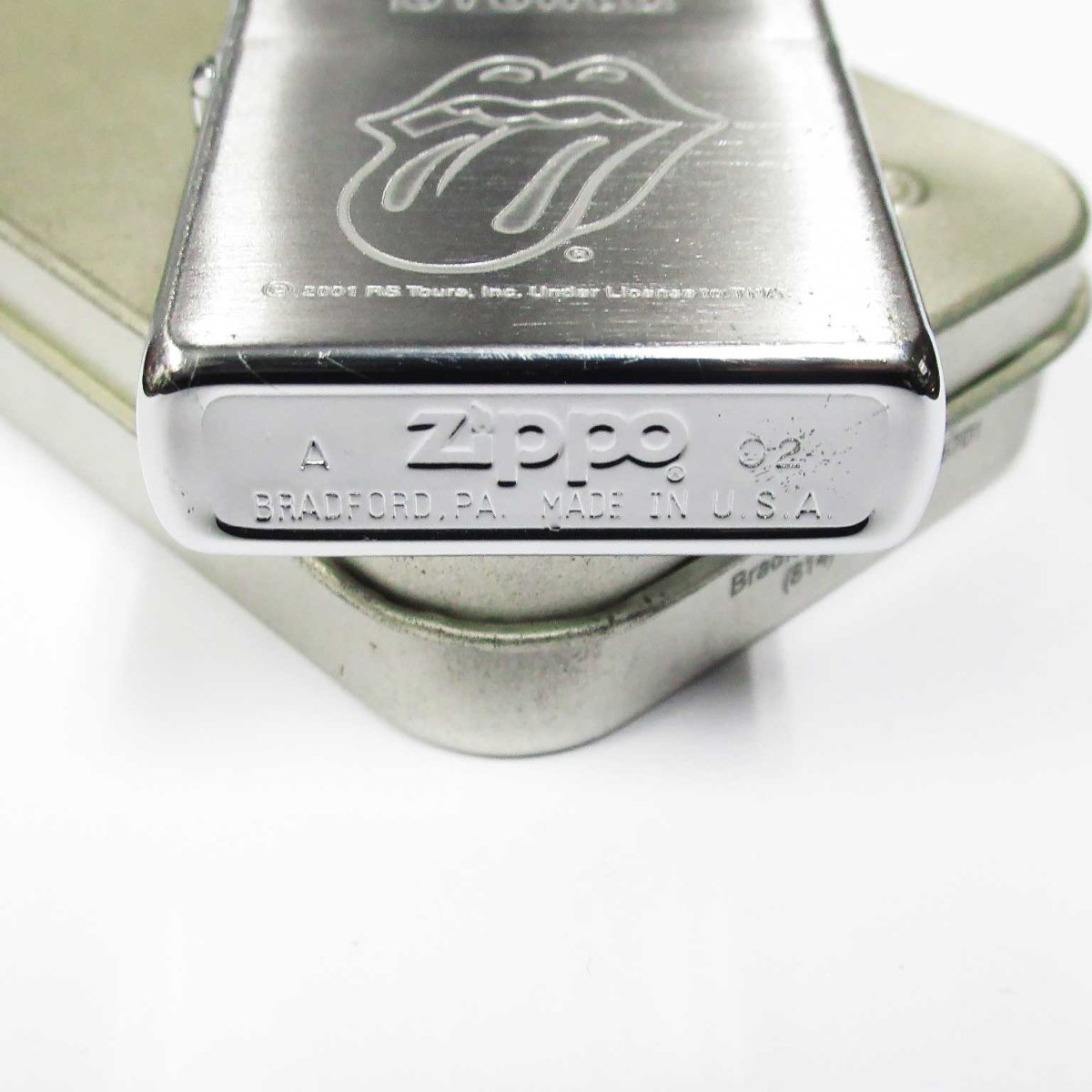 画像4: 【再入荷】Zippo ジッポーライター：ローリングストーンズ ROLLING STONES 2002年製 (4)