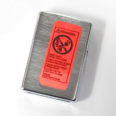 画像2: Zippo ジッポーライター：ラッキーストライク Large Bullseye 1999年製 ブラッシュドクローム シルバー 銀 (2)