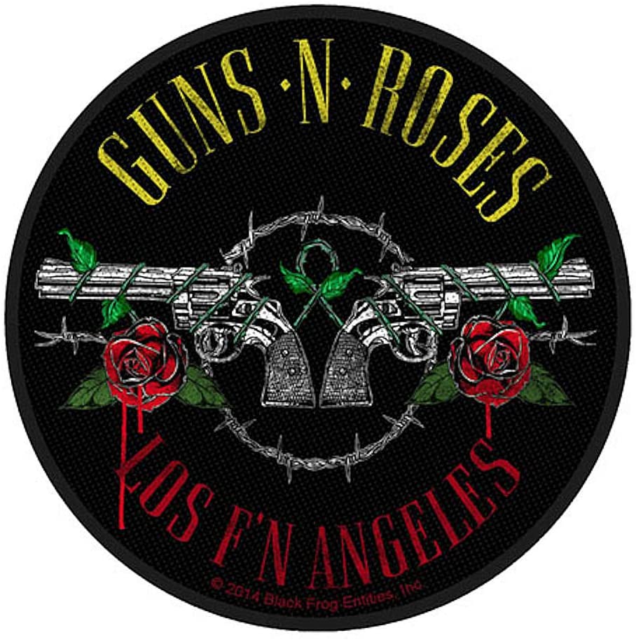 画像1: 【再入荷】オフィシャル バンド ワッペン：GUNS N' ROSES LOS F'N ANGELES (1)