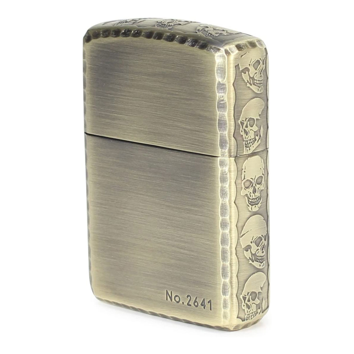 ジッポ　zippo ドクロ　髑髏　三面加工