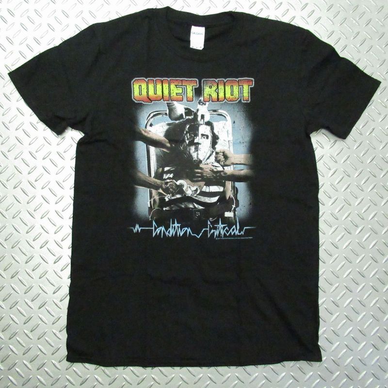 画像1: 【再入荷】オフィシャル バンドTシャツ：QUIET RIOT QUIETRIOT ブラック (1)