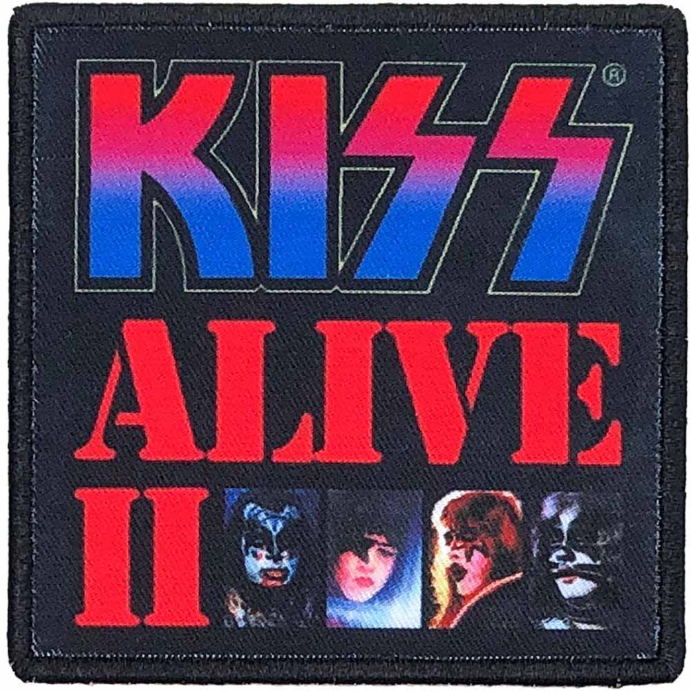 画像1: オフィシャル バンド ワッペン：KISS キッス Alive II / Album Cover (1)