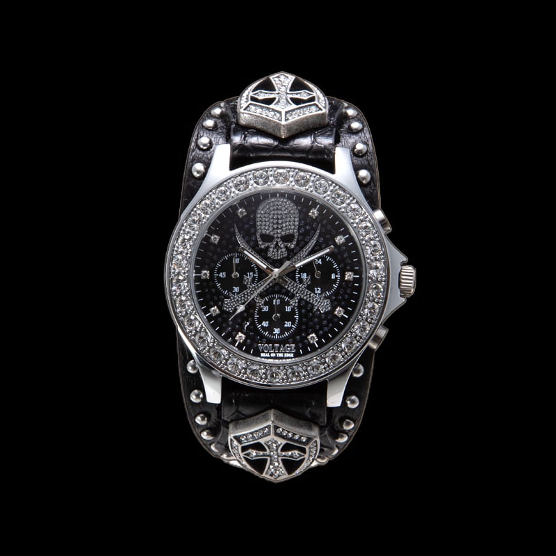 画像1: 【送料無料】ウォッチ 腕時計：ヴォルテージ VOLTAGE センチネル9 SENTINELVIIII ブラック (1)