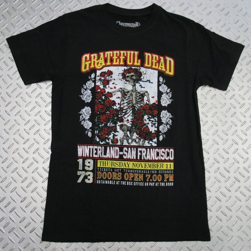 画像1: オフィシャル バンドTシャツ：GRATEFUL DEAD San Francisco ブラック (1)