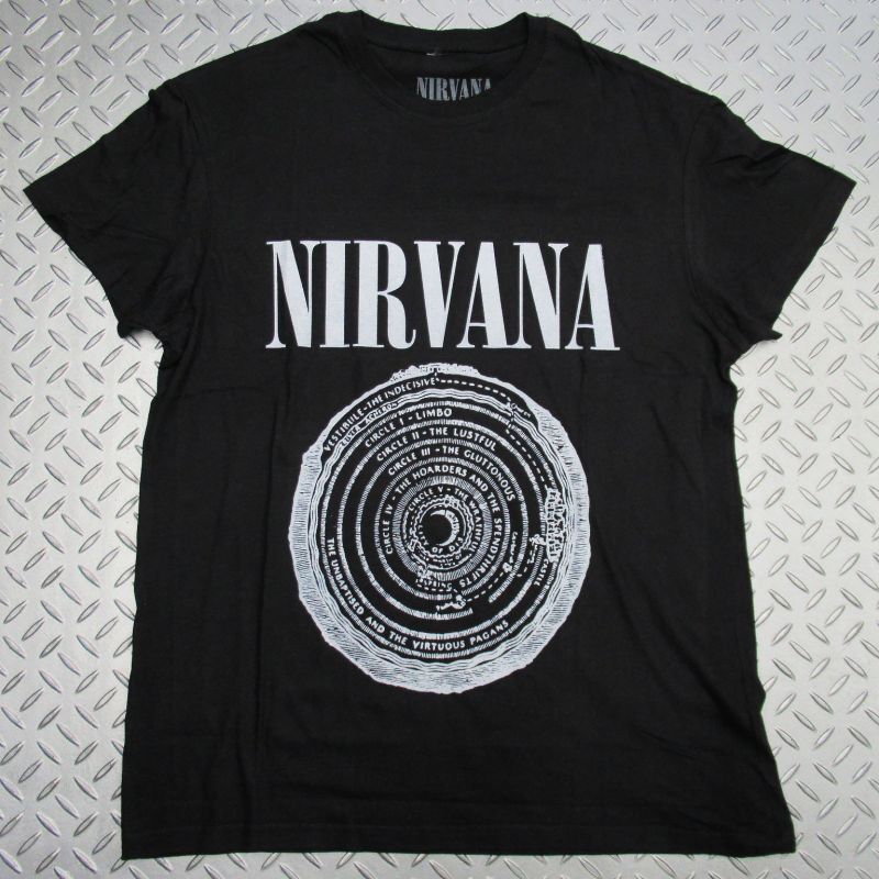 画像1: オフィシャル バンドTシャツ：NIRVANA Vestibule ブラック (1)