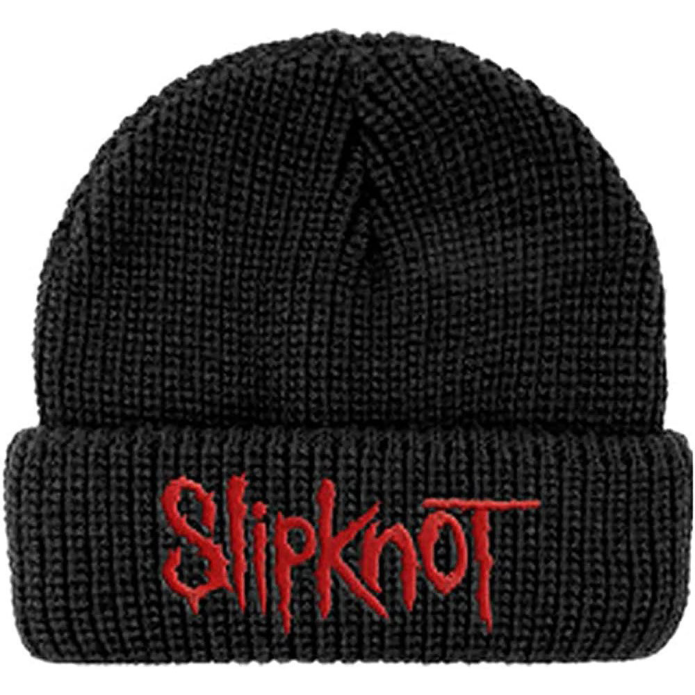 画像1: オフィシャル バンド ビーニー：SLIPKNOT Logo ブラック (1)
