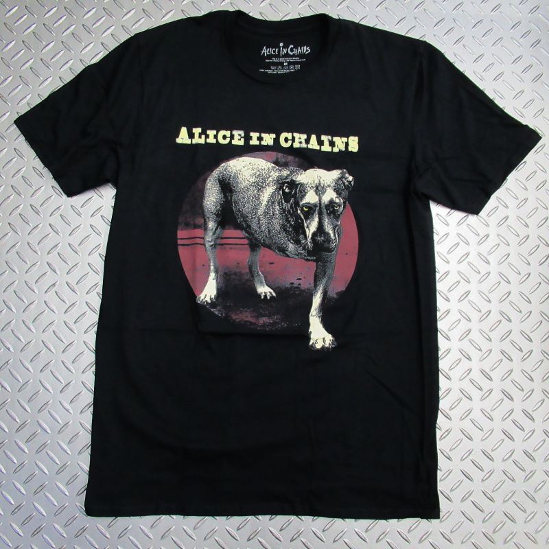 画像1: 【再入荷】オフィシャル バンドTシャツ：ALICE IN CHAINS Three Legged Dog ブラック (1)