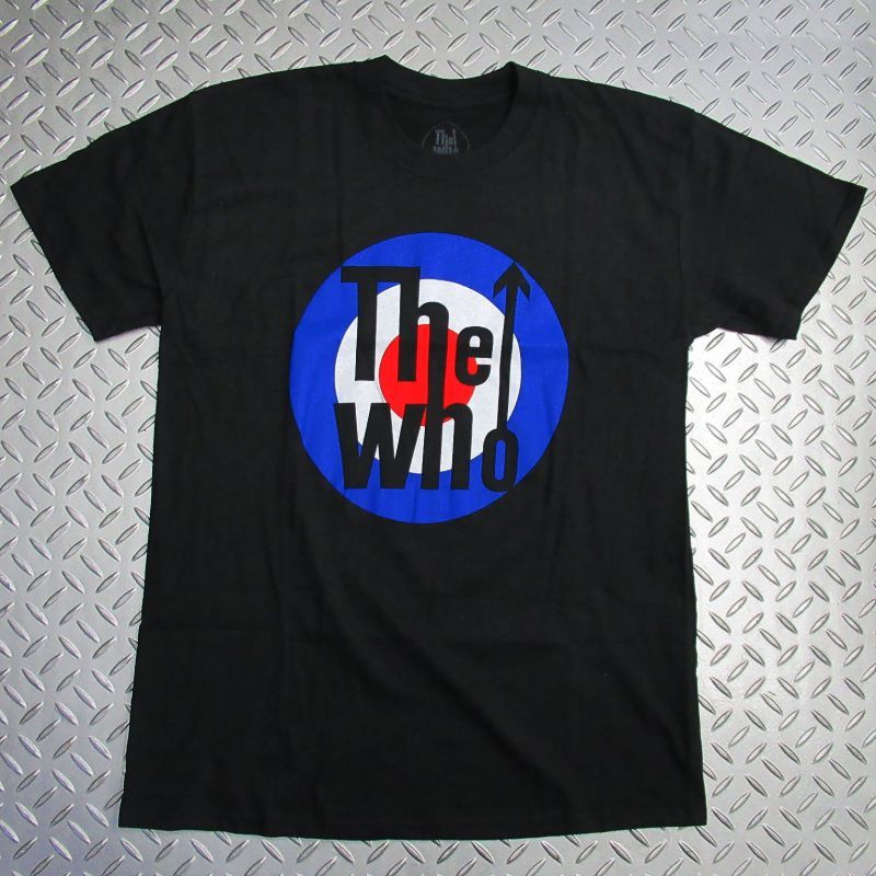 画像1: オフィシャル バンドTシャツ：THE WHO TARGET CLASSIC ブラック (1)