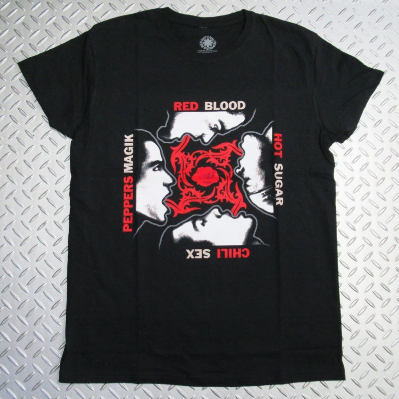 画像1: 【再入荷】オフィシャル バンドTシャツ：RED HOT CHILI PEPPERS Blood Sugar Sex Magik ブラック (1)