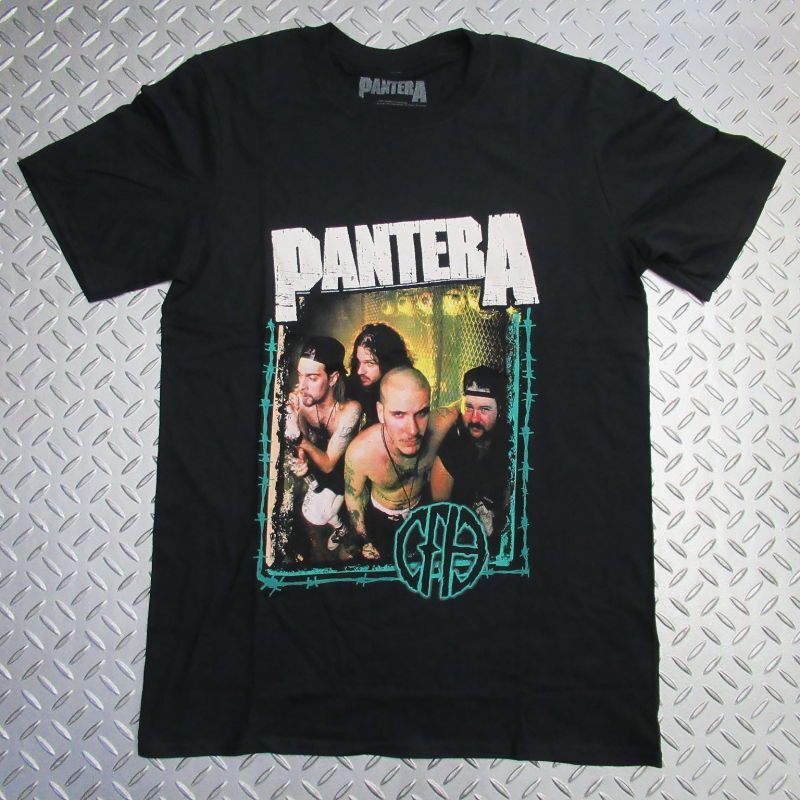 画像1: オフィシャル バンドTシャツ：PANTERA Barbed ブラック (1)