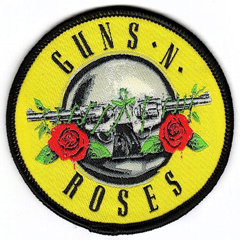 再入荷】オフィシャル バンド ワッペン：GUNS N' ROSES Classic Circle